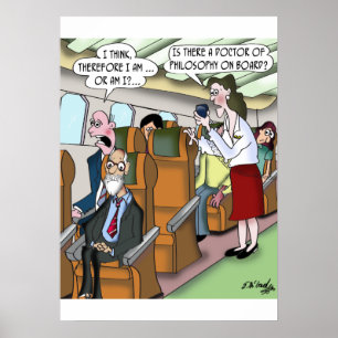 Fliegen-Cartoon 9420 Poster