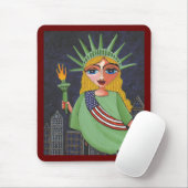 Fliegen-Dame Liberty - mousepad #2 (Mit Mouse)
