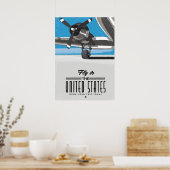 Fliegen der Alpen Poster (Küche)
