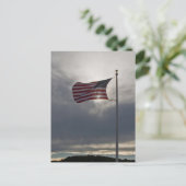 Fliegen der Flagge Postkarte (Stehend Vorderseite)