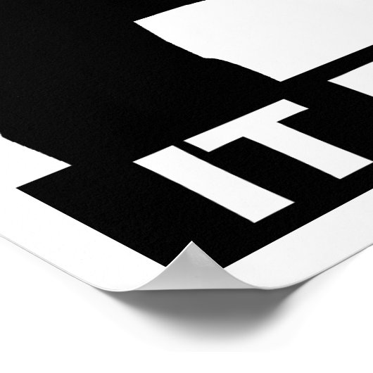 Fliegen Dies Funny Poster (Ecke)