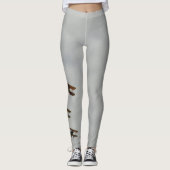 Fliegen-Doppeldecker-Foto-Leggings Leggings (Vorderseite)