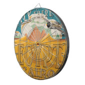 Fliegen dort - Ägypten Dartscheibe (Vorderseite rechts)