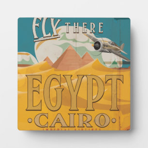 Fliegen dort - Ägypten Fotoplatte