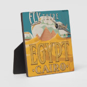 Fliegen dort - Ägypten Fotoplatte (Vorderseite)