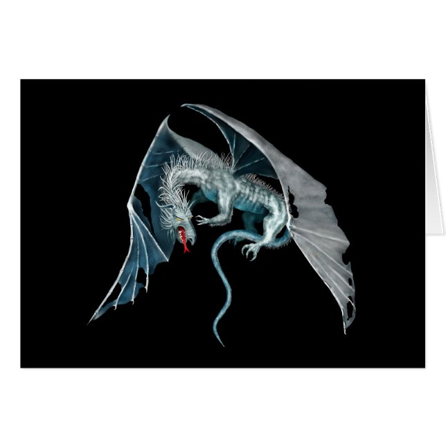 Fliegen-Drachekarte (Vorderseite (Horizontal))