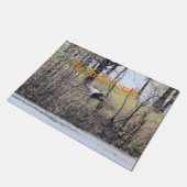 Fliegen durch fußmatte (Schrägansicht)