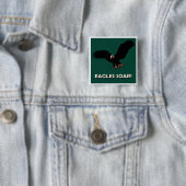 Fliegen-Eagle-Quadrat Button (Beispiel)