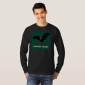 Fliegen-Eagle-Quadrat T-Shirt (Vorne ganz)