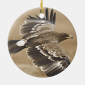 Fliegen-Eagle-Verzierung Keramikornament (Hinten)