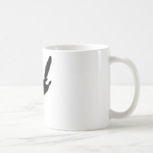 Fliegen-Eichhörnchen-Silhouette Kaffeetasse
