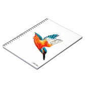 Fliegen-Eisvogel Notizblock (Linke Seite)