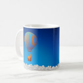 Fliegen-Elefant Kaffeetasse (Vorderseite Links)