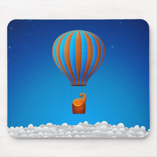 Fliegen-Elefant Mousepad (Vorne)