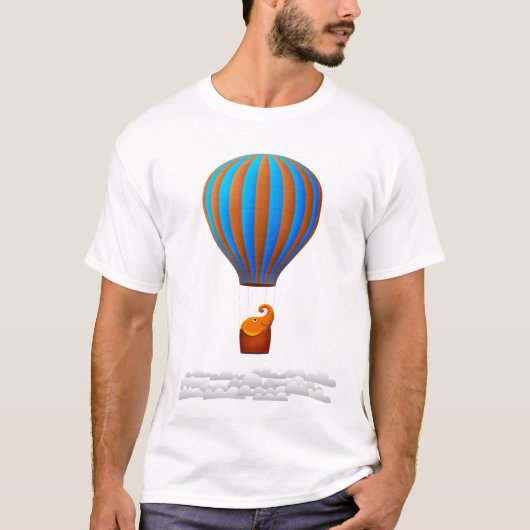 Fliegen-Elefant T-Shirt (Vorderseite)