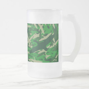 Fliegen-Enten-Camouflage-Tasse Mattglas Bierglas