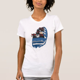 Fliegen-Fahrt - Frauen T-Shirt