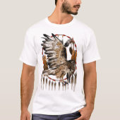 Fliegen-Falke Dreamcatcher Shirt (Vorderseite)