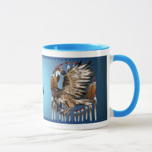 Fliegen-Falke Dreamcatcher Tasse
