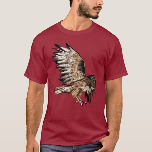 Fliegen-Falke-Shirt T-Shirt (Vorderseite)