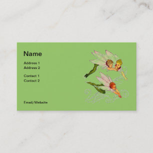 Fliegen-Fee-Visitenkarte Visitenkarte