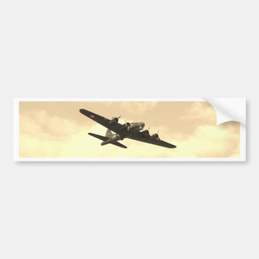 Fliegen-Festung im Flug Autoaufkleber (Vorne)