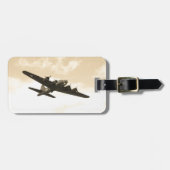 Fliegen-Festung im Flug Gepäckanhänger (Vorderseite horizontal)