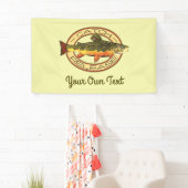 Fliegen-Fischen-Arretierungs-Freigabehebel Party Banner (Insitu)