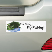 Fliegen-Fischen-Frosch-Autoaufkleber Autoaufkleber (Auf Auto)
