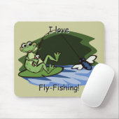Fliegen-Fischen-Frosch Mousepad (Mit Mouse)