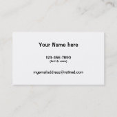 Fliegen-Fischen hakte großen | Ruhestands-Kontakt Telefonnummerkarte (Rückseite)