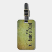 Fliegen-Fischen | ist es ein Staat des Verstandes Gepäckanhänger (Vorderseite vertikal)