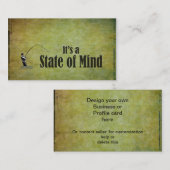 Fliegen-Fischen | ist es ein Staat des Verstandes Visitenkarte (Vorne/Hinten)