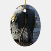 Fliegen-Fischen Keramikornament (Vorne)