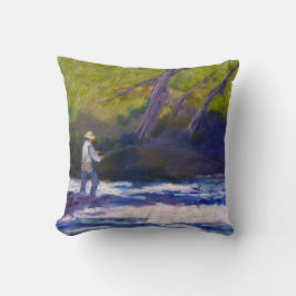 Fliegen-Fischen Kissen