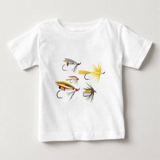 Fliegen-Fischen-Köder Baby T-shirt (Vorderseite)