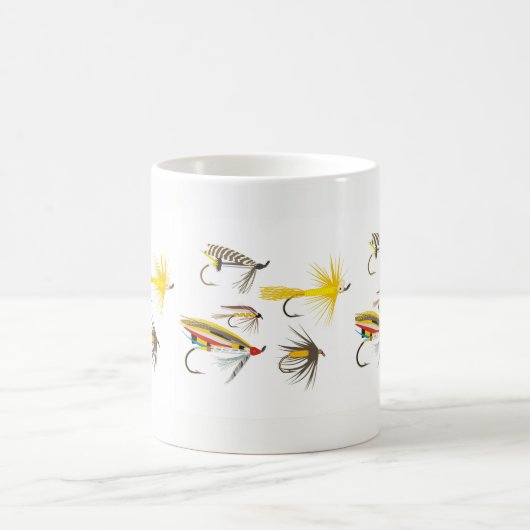 Fliegen-Fischen-Köder Kaffeetasse (Mittel)