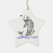 Fliegen-Fischen-kundenspezifische Geschenke u. Keramikornament (Rechts)