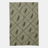 Fliegen-Fischen-Kunst Geschirrtuch (Vertikal)