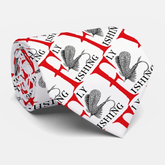 Fliegen-Fischen mit Fischen-Köder Krawatte (Gerollt)