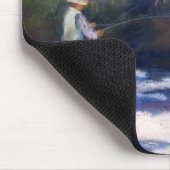 Fliegen-Fischen Mousepad (Ecke)