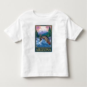 Fliegen-Fischen SceneArizona Kleinkind T-shirt