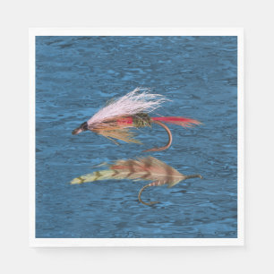 FLIEGEN-FISCHEN SERVIETTE