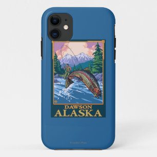 Fliegen-Fischen-Szene - Dawson, Alaska Case-Mate iPhone Hülle