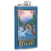 Fliegen-Fischen-Szene - Payette Fluss, Idaho Flachmann (Rechts)