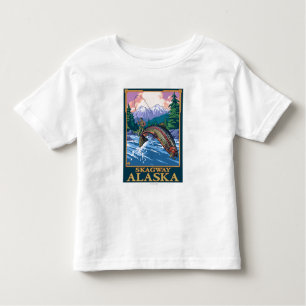 Fliegen-Fischen-Szene - Skagway, Alaska Kleinkind T-shirt