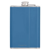 Fliegen-Fischen-Szene - Snake River, Idaho Flachmann (Rückseite)