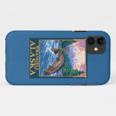 Fliegen-Fischen-Szene - Wrangell, Alaska Case-Mate iPhone Hülle (Rückseite (Horizontal))