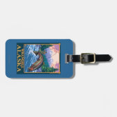 Fliegen-Fischen-Szene - Wrangell, Alaska Gepäckanhänger (Vorderseite horizontal)