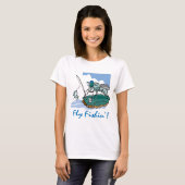 Fliegen-Fischen T-Shirt (Vorne ganz)